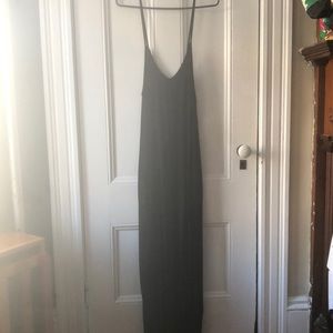 Foxblood Strappy Raven Maxi Dress Size M/L